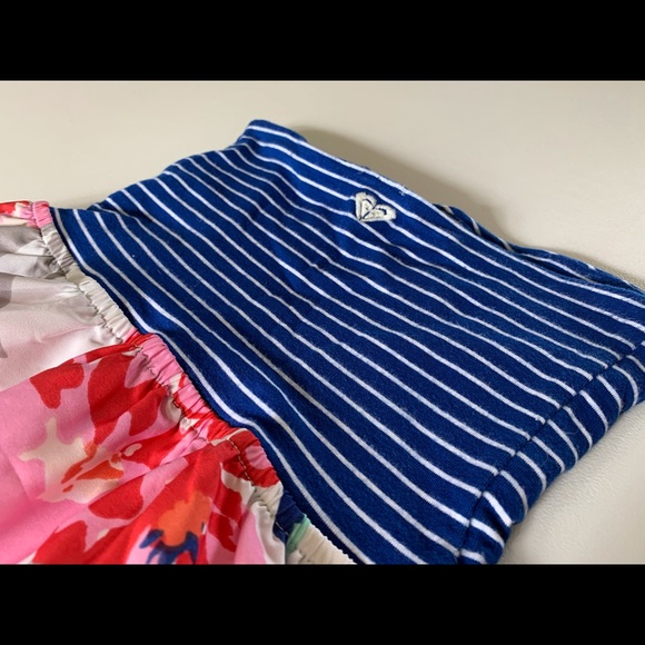 XS, Roxy, strapless floral summer dress - Picture 3 of 9